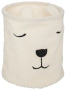 Kosz na zabawki TOY, bouclé, pyszczek misia, Ø 35 cm
