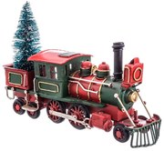 Metalowa figurka świąteczna (wysokość 13 cm) Train – Casa Selección