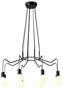 Ośmioramienny czarny żyrandol - K150 F7-G87