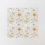 Zestaw 2 świątecznych lnianych serwetek Linen Tales Merry, 40x40 cm