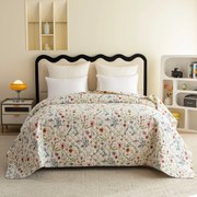 Narzuta na łóżko HERBALIS kremowa Rozmiar: 170 x 210 cm