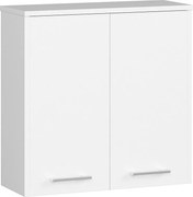Szafka łazienkowa AKORD FIN Biała 60 cm 2 drzwi kolor Biały mat 2 półki 60x22,5x60 cm