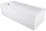 Mexen Cubik wanna prostokątna 140 x 70 cm z obudową, biała - 55031407000X