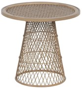 Rattanowy okrągły stolik ø 55 cm – Ixia