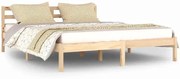 Podwójne łóżko sosnowe z zagłówkiem 160x200 cm Z3-D98
