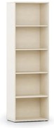 Biblioteka INTEGRO, 1920 x 600 x 400 mm, 4 półki, brzoza