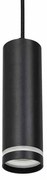 Pipe Ring Track Pendant Light Black 1xGU10, tuba, czarna pojedyncza