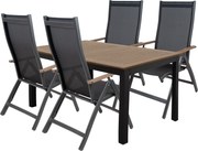 Doppler EXPERT WOOD Plus ogrodowy zestaw wypoczynkowy 4+1