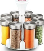 Lamart LT7017 zestaw pojemników do przypraw Erba, 8 szt.