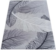 Prostokątny dywan z motywem liści T1-D32