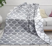 Koc akrylowy Greno Glamour 150x200 Decor popielaty GRENO