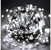 Zewnętrzny łańcuch świąteczny LED 1500 diod/230 V, 8 funkcji, 153 m, IP44, zimne białe światło + pilot