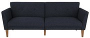 Ciemnoniebieska rozkładana sofa 205 cm Regal – Novogratz