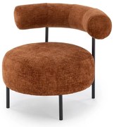 Fotel HAZARD cynamonowy HALMAR