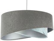 Szaro-niebieska lampa wisząca asymetryczna H7-B84