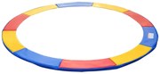 Outsunny Osłona Sprężyn do Trampoliny 244cm Wielokolorowa Bezpieczeństwo i Ochrona | Aosom PL