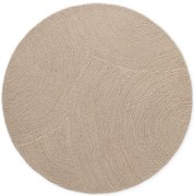 Dywan wełniany Hanse Home Eleni beżowy 120 cm x 120 cm koło