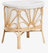 Minikosz W Rattanie Z Materacem Dahlia Kids Miel - Sklum