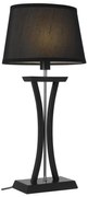 Cottex B2429SV - Lampa stołowa NEW CHELSEA 1xE14/40W/230V czarna