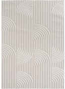 Dywan nowoczesny Helix Geometria kremowy 60 cm x 110 cm