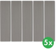 Panel akustyczny o zwiększonej absorpcji dźwięku, 2400 x 600 mm, 5 szt., czarny / beżowy