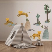 Naklejki na ścianę - Gepardy