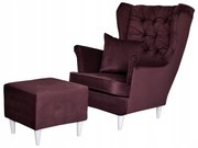 Fotel uszak z podnóżkiem Gaja Family Meble