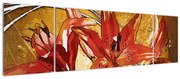 Obraz kwiatów lilii (170x50 cm)