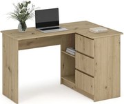 Biurko nowoczesne narożne dąb artisan M2-B21