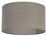 Klosz lampy taupe bawełna 35/35/20 Nowoczesny