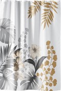 Zasłona prysznicowa z wzorem kwiatów, KELLY, 180 x 200 cm