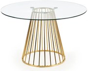 Okrągły szklany stół glamour N4-M54