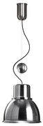 Reflex Mini regulowana stal polerowana lampa wisząca retro