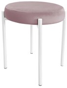 TABORET DIOR STOŁEK LOFT metal podstawa biała MG55