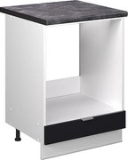 Szafka kuchenna czarne paski 60x60x82 fame-line