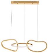 Žyrandol LED na lince ANNELI LED/30W/230V 80 cm złoty