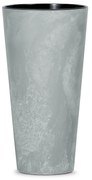 Donica ogrodowa Tubus Slim Beton Effect 29 cm beton PROSPERPLAST