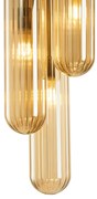 Lampa sufitowa PAX GOLD 3xG9, złota, potrójna, 3 klosze