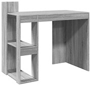 Biurko w kolorze szarego dębu sonoma T9-A82