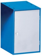 Szufladowa szafka narzędziowa do stołu warsztatowego GD, 810 x 592 x 510 mm, niebieska