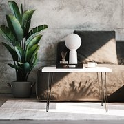 Stolik kawowy VIDA 68 x 68 cm do salonu, pokoju Biały