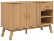 Klasyczna brązowa komoda na nóżkach L4-W88