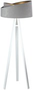 Lampa stojąca GEMSTONE szara/złota/biała BPS KONCEPT