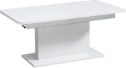 Stół METRON 70 cm do Salonu Jadalni, Rozkładany, Prostokątny, Biały