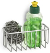 Półka kuchenna na akcesoria do zmywania, metalowa z przyssawkami, ZELLER