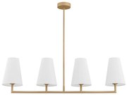 Argon 1828 - Żyrandol SAFIANO 4xE27/15W/230V złoty