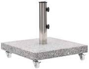 Szara granitowa podstawa do parasola ogrodowego S3-L97