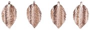 Dekoracje świąteczne zawieszki liście, piórka, 4 sz.