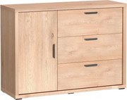 Komoda BRESSO 118 cm do Salonu Sypialni Dąb