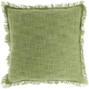 Ozdobna poduszka MAXIMEA 45x45 cm, oliwkowa zieleń